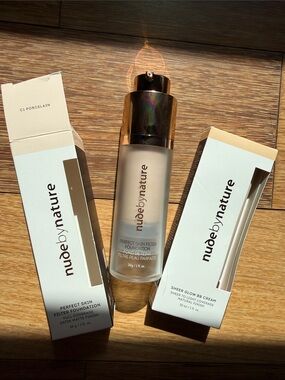 NUDE BY NATURE Perfect Skin Filter Foundation + BB Cream in Porcelain